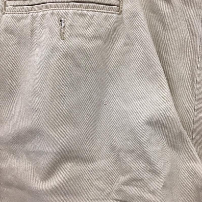 ポロラルフローレン POLO RALPH LAUREN パンツ チノパン チノパン ワイドパンツ カジュアルパンツ 36インチ ロゴ、文字 ベージュ / ベージュ / beige メンズ USED 古着 中古 10159284