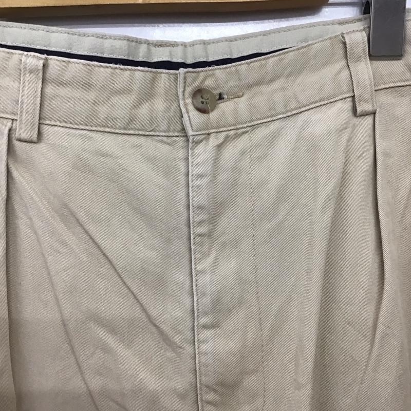 ポロラルフローレン POLO RALPH LAUREN パンツ チノパン チノパン ワイドパンツ カジュアルパンツ 36インチ ロゴ、文字 ベージュ / ベージュ / beige メンズ USED 古着 中古 10159284