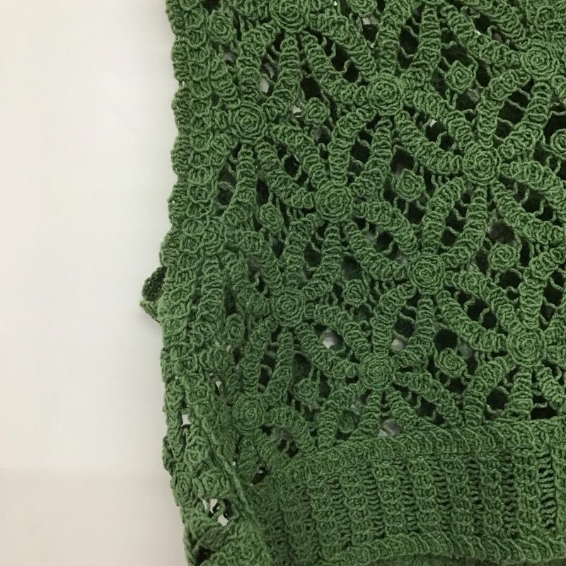 エヘカソポ ehka sopo ベスト ベスト FREE 無地 緑 / グリーン / green レディース USED 古着 中古 10159285