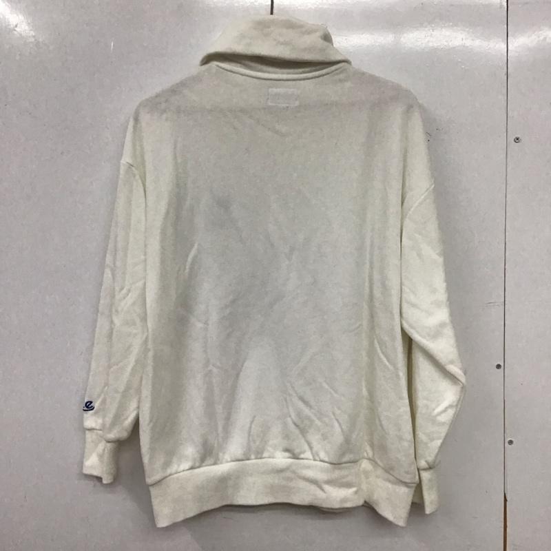 アースミュージックアンドエコロジー earth music&ecology トレーナー 長袖 Lee FREE ロゴ、文字 白 / ホワイト / white レディース USED 古着 中古 10159287