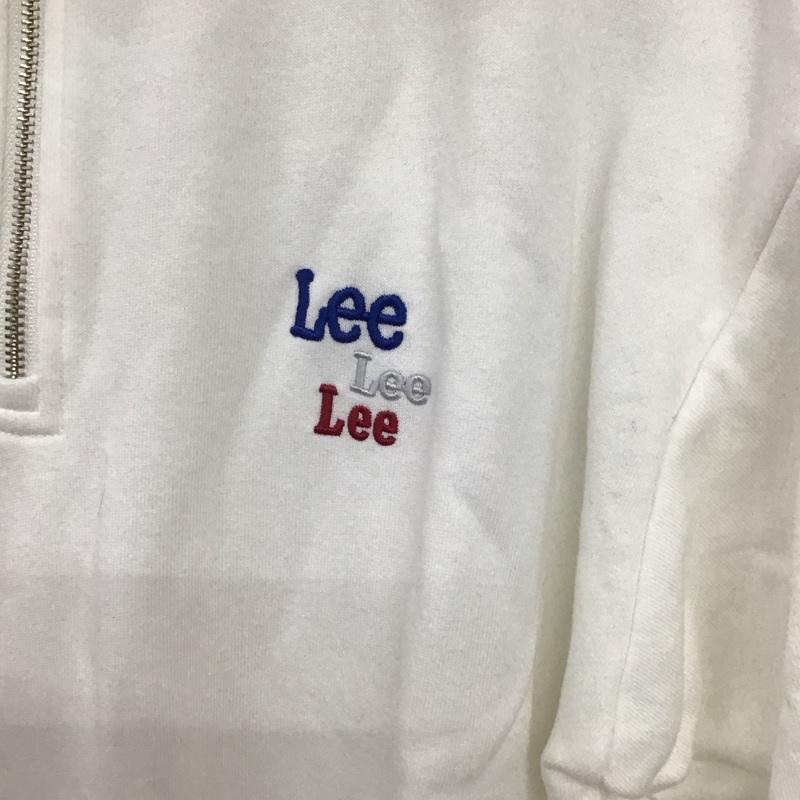 アースミュージックアンドエコロジー earth music&ecology トレーナー 長袖 Lee FREE ロゴ、文字 白 / ホワイト / white レディース USED 古着 中古 10159287