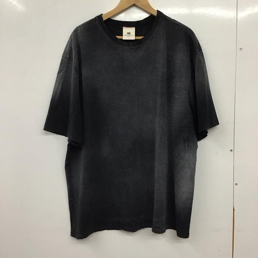 ムージムージ MOOJI MOOJI Tシャツ 半袖 半袖カットソー プリントTシャツ クルーネックカットソー L 無地 X ダメージ加工 ダークグレー / ダークグレー / メンズ USED 古着 中古 10159290
