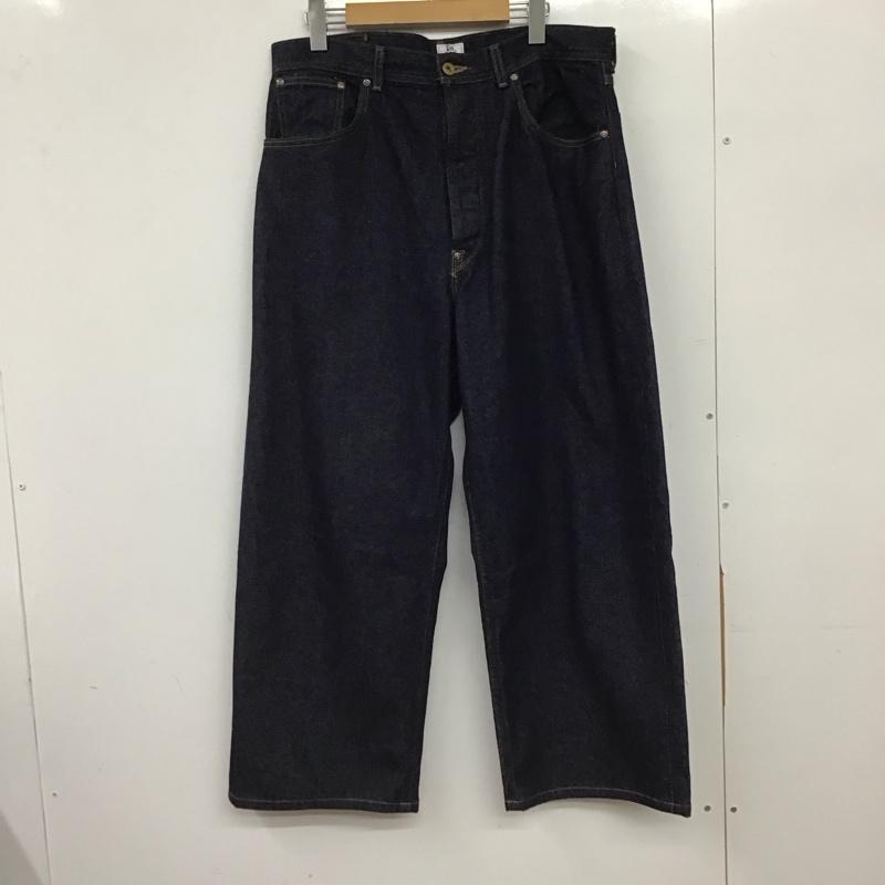 リー Lee パンツ デニム、ジーンズ デニムパンツ ワイドパンツ カジュアルパンツ 34インチ 無地 インディゴ / インディゴ / Indigo メンズ USED 古着 中古 10159295