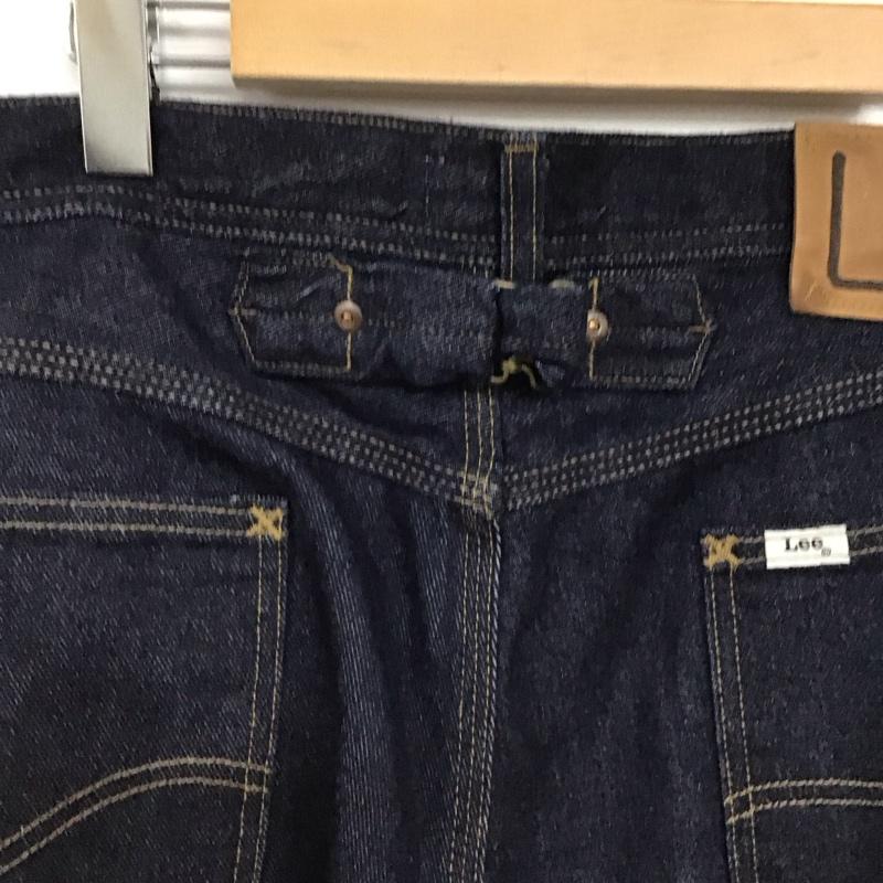 リー Lee パンツ デニム、ジーンズ デニムパンツ ワイドパンツ カジュアルパンツ 34インチ 無地 インディゴ / インディゴ / Indigo メンズ USED 古着 中古 10159295