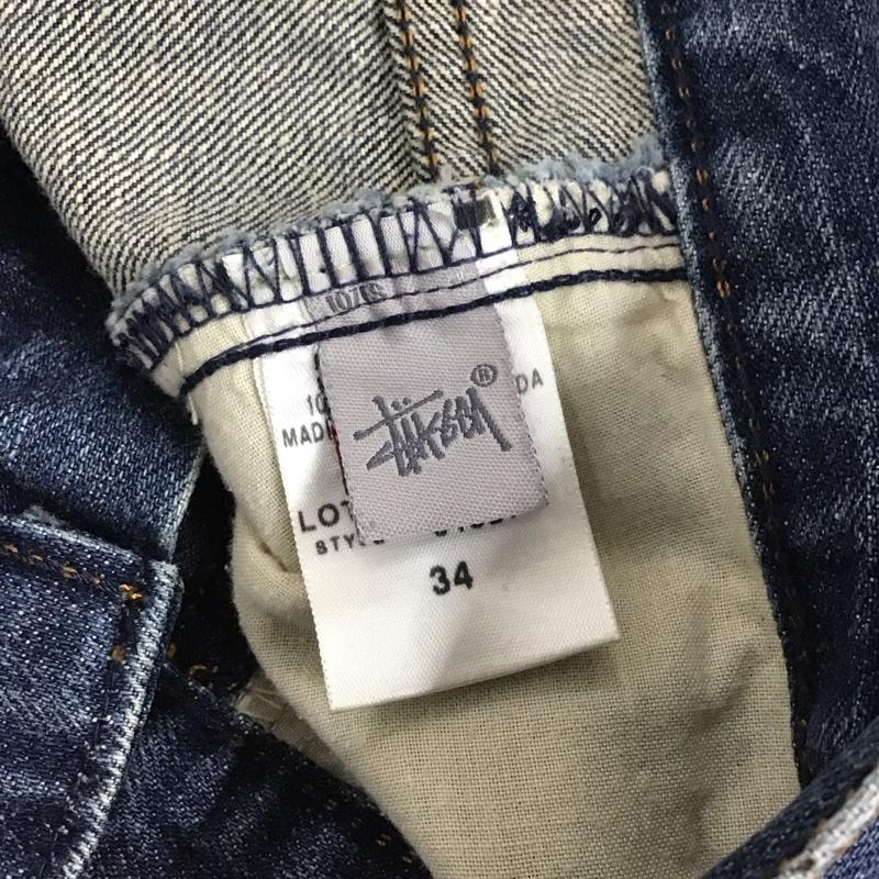 ステューシー STUSSY パンツ デニム、ジーンズ デニムパンツ スリムパンツ カジュアルパンツ 34インチ 無地 インディゴ / インディゴ / Indigo メンズ USED 古着 中古 10159299