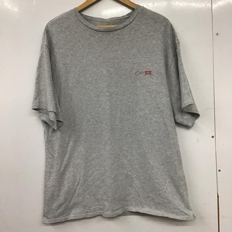 シーディーエルトウキョウ CDL TOKYO Tシャツ 半袖 半袖カットソー プリントTシャツ クルーネックカットソー M ロゴ、文字 灰 / グレー / gray メンズ USED 古着 中古 10159302
