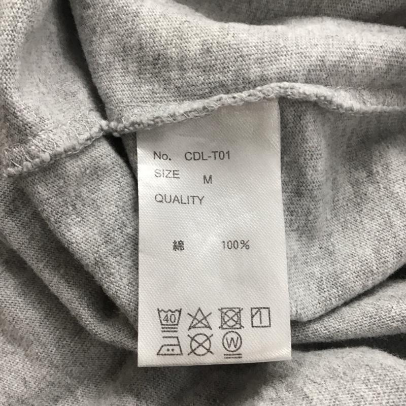 シーディーエルトウキョウ CDL TOKYO Tシャツ 半袖 半袖カットソー プリントTシャツ クルーネックカットソー M ロゴ、文字 灰 / グレー / gray メンズ USED 古着 中古 10159302