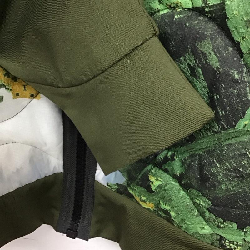 ディーゼル DIESEL パーカー 長袖 ジップアップパーカー 長袖パーカー カジュアルジャケット S プリント カーキ / カーキ / khaki メンズ USED 古着 中古 10159303