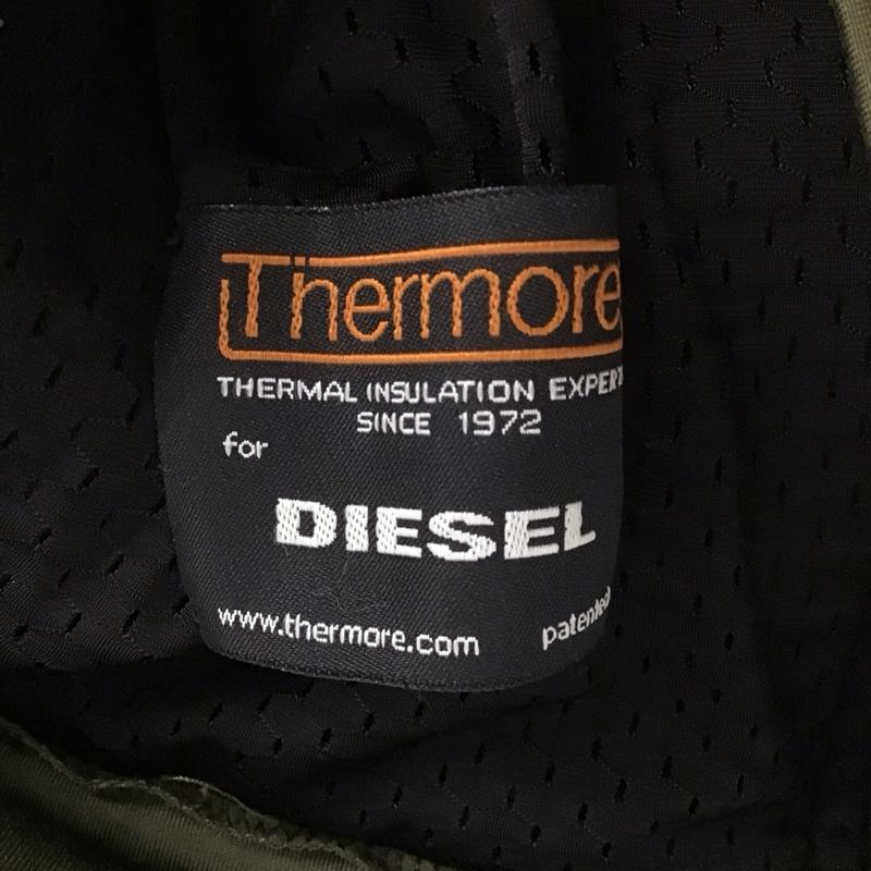 ディーゼル DIESEL パーカー 長袖 ジップアップパーカー 長袖パーカー カジュアルジャケット S プリント カーキ / カーキ / khaki メンズ USED 古着 中古 10159303