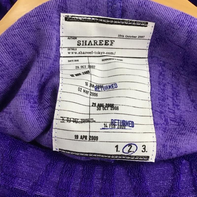シャリーフ SHAREEF カットソー 七分袖 長袖カットソー 総柄 2 総柄 紫 / パープル / purple メンズ USED 古着 中古 10159306