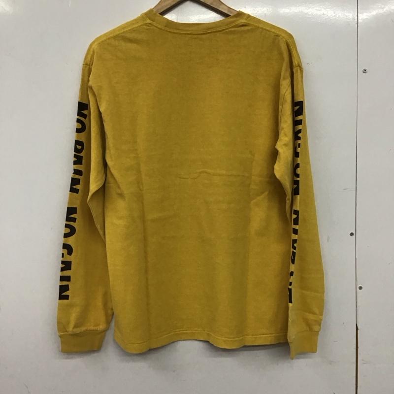 チャレンジャー CHALLENGER カットソー 長袖 clg-ts 026-014 長袖カットソー プリントカットソー クルーネック S プリント 黄 / イエロー / yellow メンズ USED 古着 中古 10159308