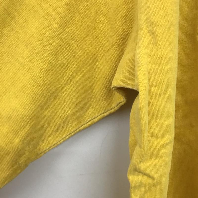 チャレンジャー CHALLENGER カットソー 長袖 clg-ts 026-014 長袖カットソー プリントカットソー クルーネック S プリント 黄 / イエロー / yellow メンズ USED 古着 中古 10159308