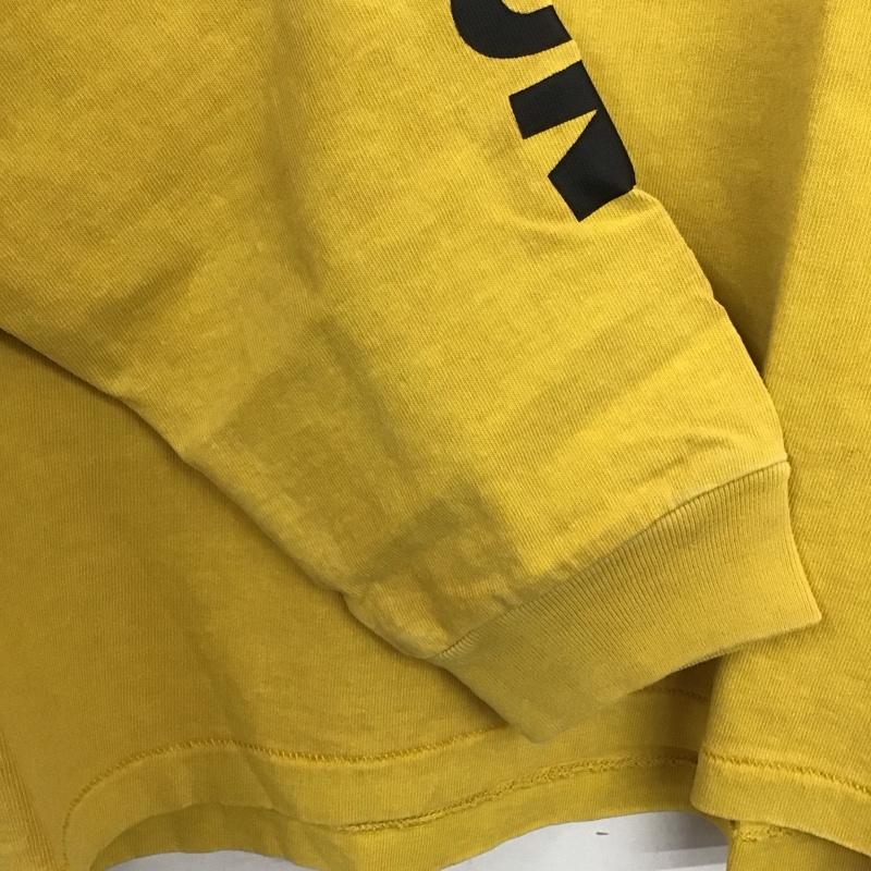 チャレンジャー CHALLENGER カットソー 長袖 clg-ts 026-014 長袖カットソー プリントカットソー クルーネック S プリント 黄 / イエロー / yellow メンズ USED 古着 中古 10159308