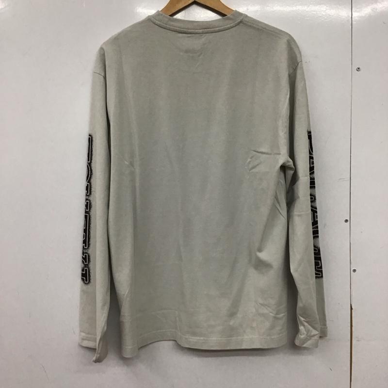 パレス PALACE カットソー 長袖 長袖カットソー プリントカットソー クルーネック M プリント 灰 / グレー / gray メンズ USED 古着 中古 10159309