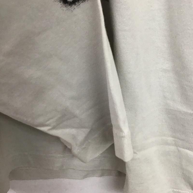 パレス PALACE カットソー 長袖 長袖カットソー プリントカットソー クルーネック M プリント 灰 / グレー / gray メンズ USED 古着 中古 10159309