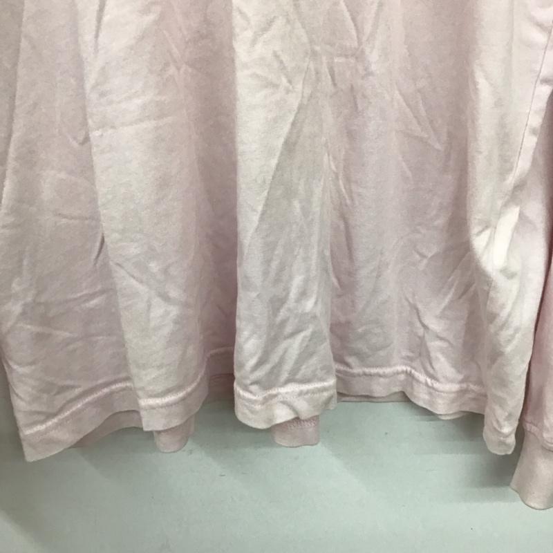 シュプリーム Supreme カットソー 長袖 長袖カットソー プリントカットソー クルーネック M ロゴ、文字 桃 / ピンク / pink メンズ USED 古着 中古 10159312