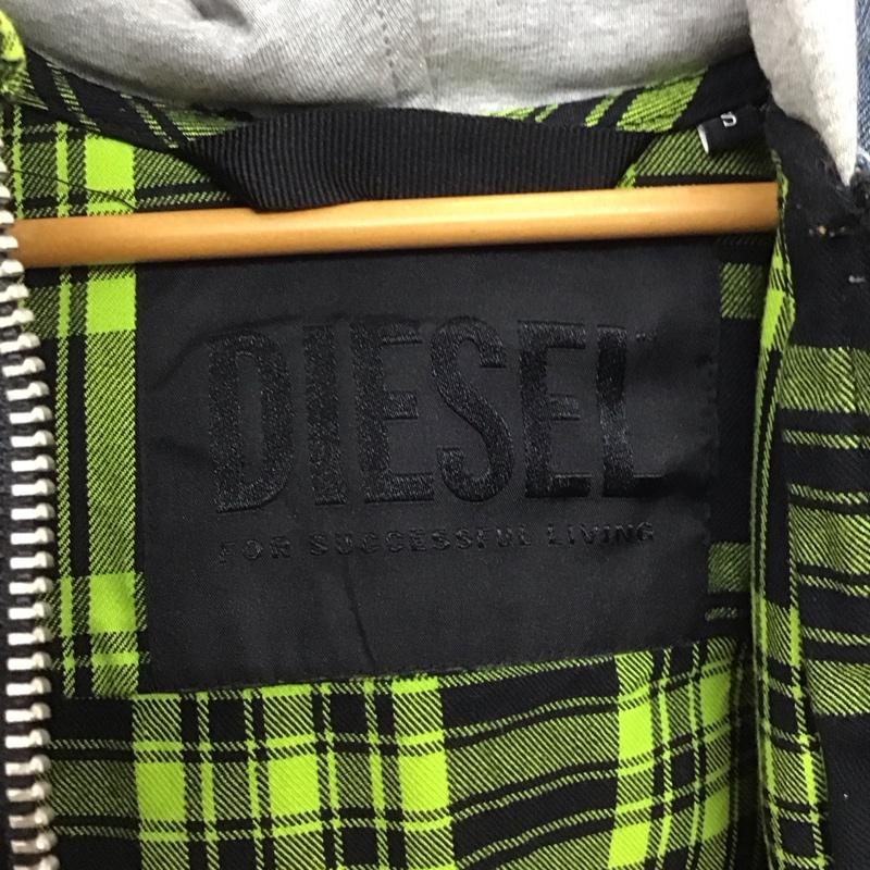 ディーゼル DIESEL ジャケット、上着 ジャンパー、ブルゾン ジップアップジャケット デニムジャケット アウター S チェック X ロゴ、文字 マルチカラー / マルチカラー / multicolor メンズ USED 古着 中古 10159313