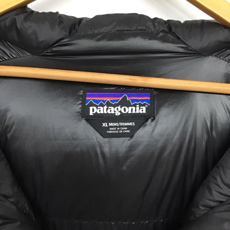 パタゴニア patagonia ジャケット、上着 ジャンパー、ブルゾン 84571fa19 FitzRoyDownParka ダウンジャケット XL ロゴ、文字 黒 / ブラック / black メンズ USED 古着 中古 10159315