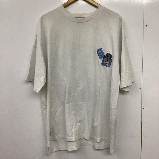 ガルフィー GALFY Tシャツ 半袖 半袖カットソー プリントTシャツ クルーネックカットソー ロゴ、文字 白 / ホワイト / white メンズ USED 古着 中古 10159318