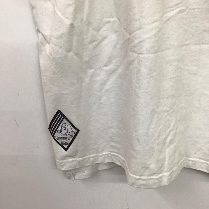 ガルフィー GALFY Tシャツ 半袖 半袖カットソー プリントTシャツ クルーネックカットソー ロゴ、文字 白 / ホワイト / white メンズ USED 古着 中古 10159318
