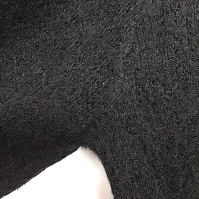 タウンクラフト TOWNCRAFT カーディガン 長袖 長袖ジップアップニット カーディガン L 無地 黒 / ブラック / black メンズ USED 古着 中古 10159319