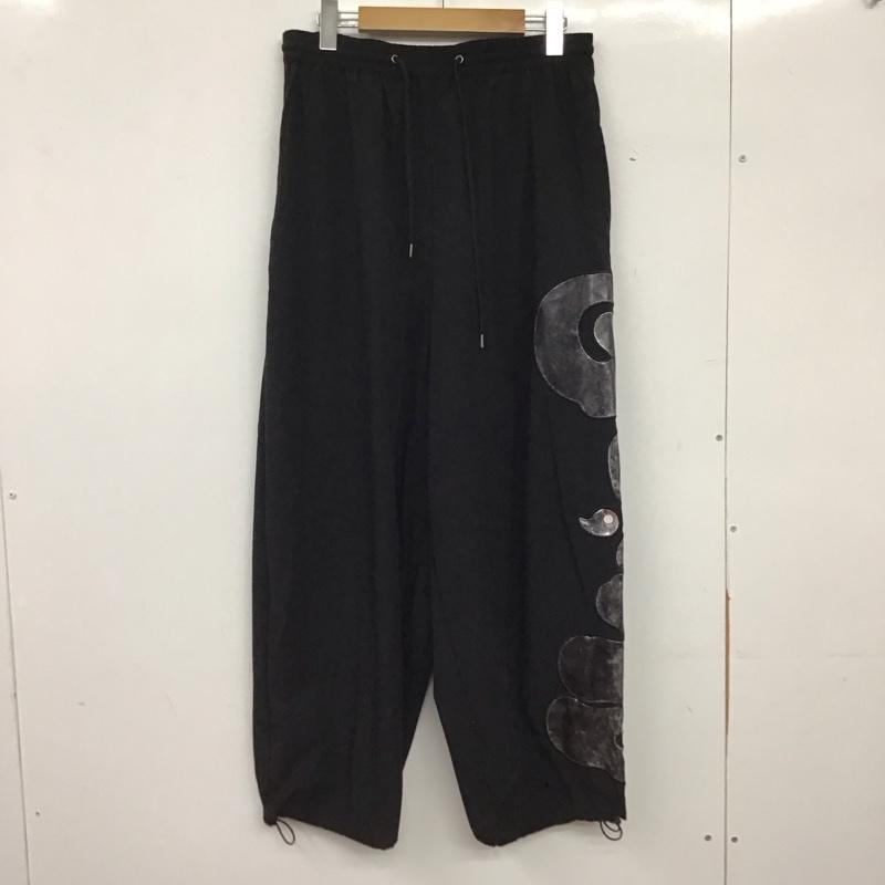 ガルフィー GALFY パンツ ワークパンツ、ペインターパンツ ワークパンツ ワイドパンツ カジュアルパンツ ナイロンパンツ L ロゴ、文字 黒 / ブラック / black メンズ USED 古着 中古 10159320