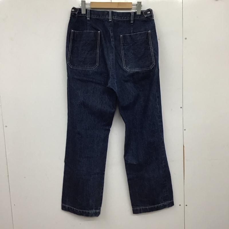 マーカウェア markaware パンツ デニム、ジーンズ デニムパンツ ワイドパンツ カジュアルパンツ 3 無地 インディゴ / インディゴ / Indigo メンズ USED 古着 中古 10159323