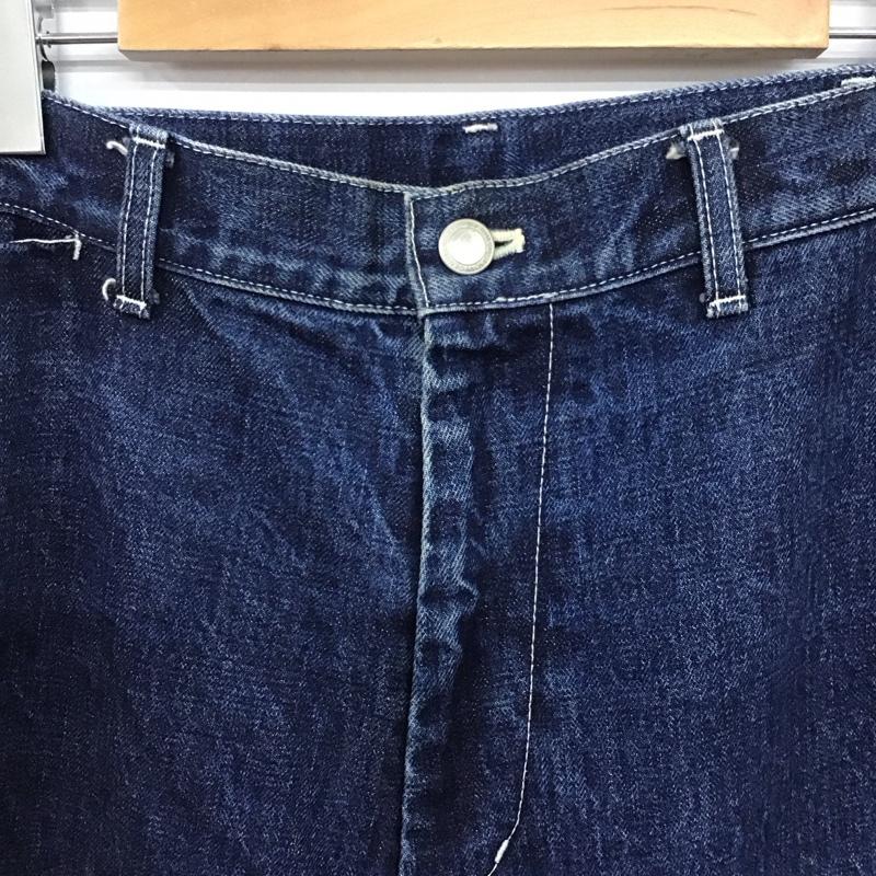 マーカウェア markaware パンツ デニム、ジーンズ デニムパンツ ワイドパンツ カジュアルパンツ 3 無地 インディゴ / インディゴ / Indigo メンズ USED 古着 中古 10159323