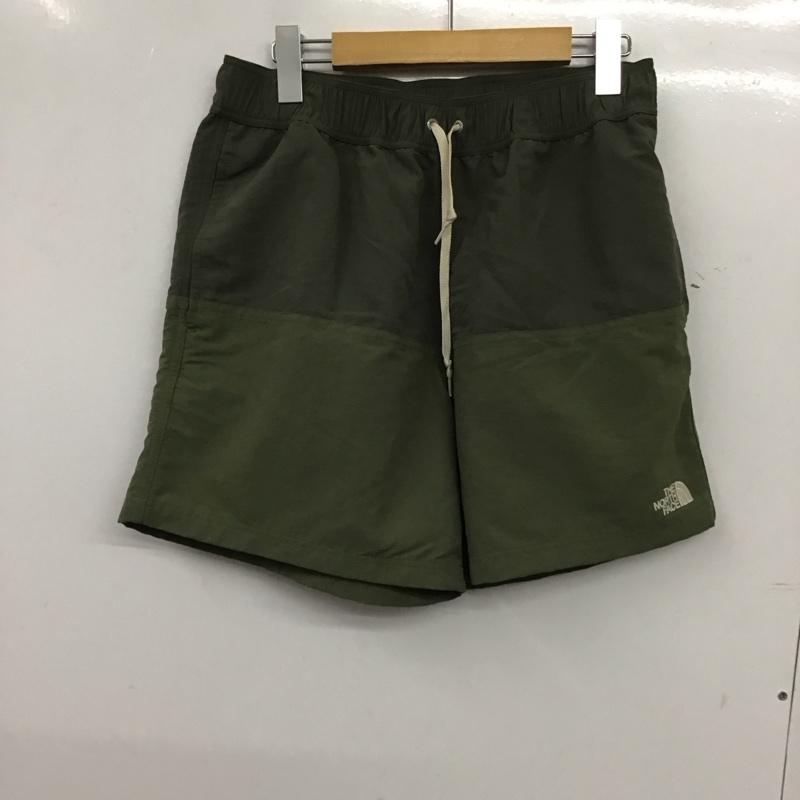 ザノースフェイス THE NORTH FACE パンツ ショートパンツ nb41953 ショートパンツ ハーフパンツ M ロゴ、文字 カーキ / カーキ / khaki メンズ USED 古着 中古 10159324