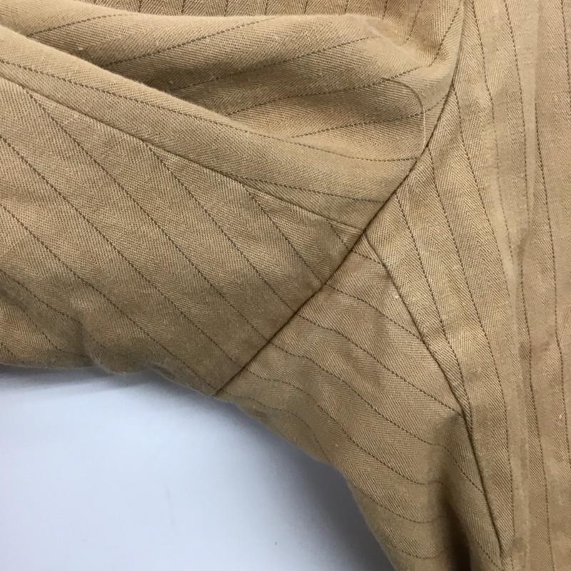 ランバン LANVIN パンツ チノパン チノパン ワイドパンツ カジュアルパンツ ストライプ ベージュ / ベージュ / beige メンズ USED 古着 中古 10159325