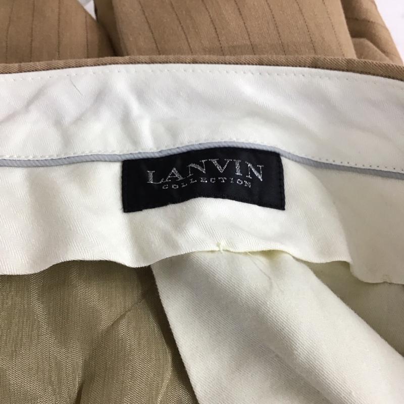 ランバン LANVIN パンツ チノパン チノパン ワイドパンツ カジュアルパンツ ストライプ ベージュ / ベージュ / beige メンズ USED 古着 中古 10159325