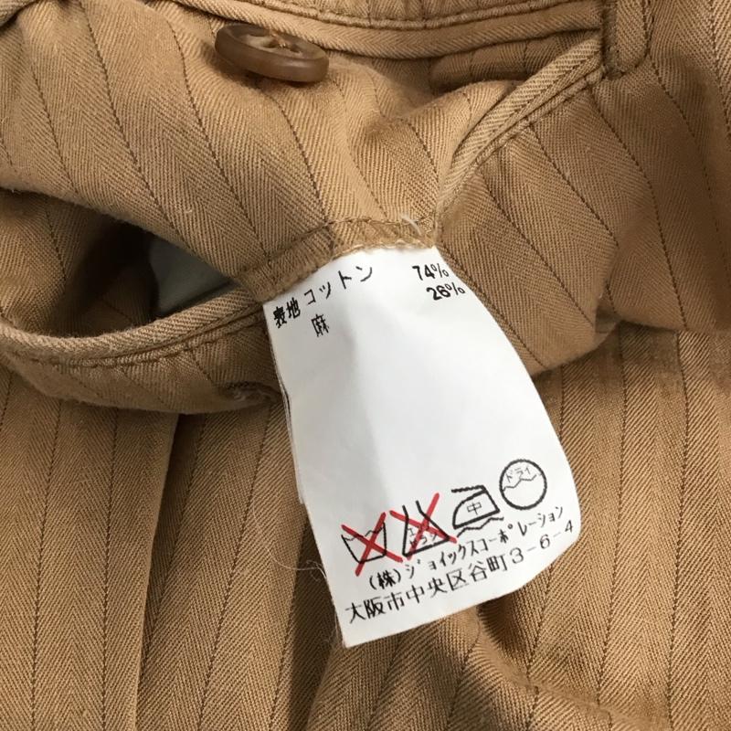 ランバン LANVIN パンツ チノパン チノパン ワイドパンツ カジュアルパンツ ストライプ ベージュ / ベージュ / beige メンズ USED 古着 中古 10159325