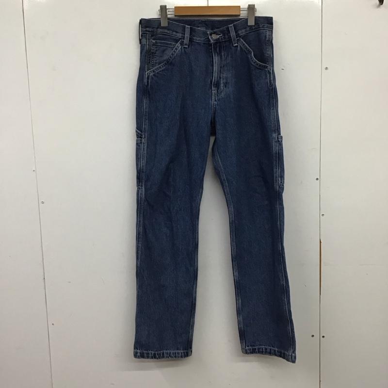 リーバイス Levi s パンツ デニム、ジーンズ デニムパンツ スリムパンツ カジュアルパンツ 30インチ ロゴ、文字 インディゴ / インディゴ / Indigo メンズ USED 古着 中古 10159327