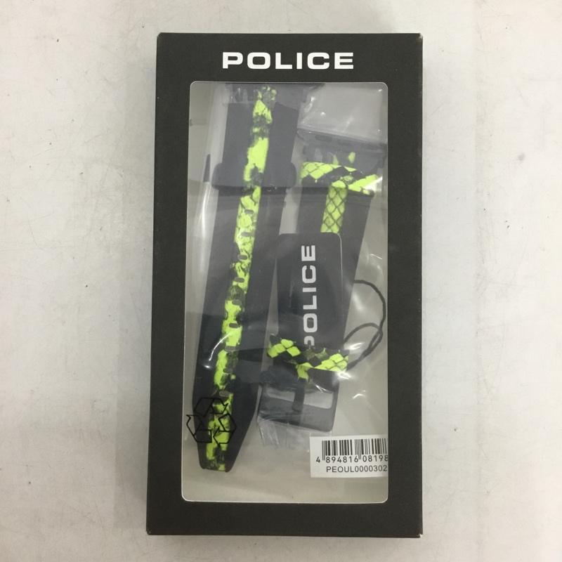 ポリス POLICE ファッション小物 ファッション小物 OUL0000302 Apple Watch用 交換用バンド 42mm 44mm 45mm  黒 / ブラック / black X 黄 / イエロー / yellow メンズ USED 古着 中古 10159329