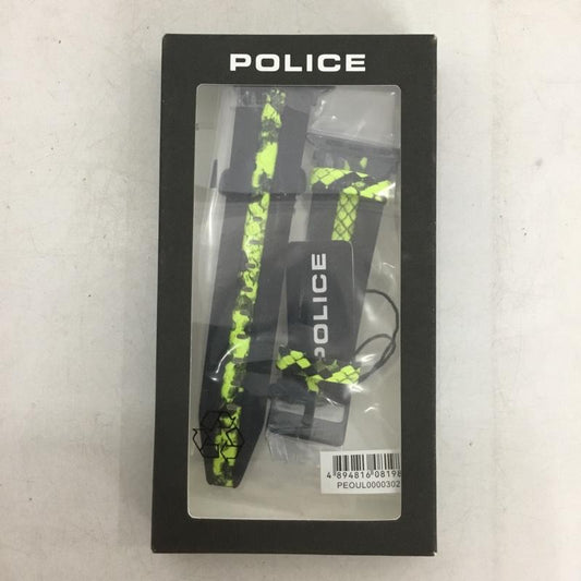ポリス POLICE ファッション小物 ファッション小物 OUL0000302 Apple Watch用 交換用バンド 42mm 44mm 45mm  黒 / ブラック / black X 黄 / イエロー / yellow メンズ USED 古着 中古 10159329