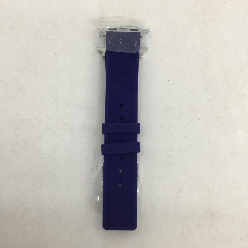 ラコステ LACOSTE ファッション小物 ファッション小物 2050017 Apple Watch用 交換ラバーバンド 42mm 44mm プリント 青 / ブルー / blue メンズ USED 古着 中古 10159335