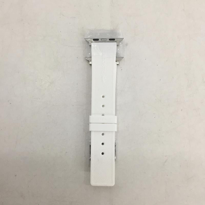 ラコステ LACOSTE ファッション小物 ファッション小物 2050016 Apple Watch用 交換ラバーバンド 42mm 44mm プリント 白 / ホワイト / white メンズ USED 古着 中古 10159338