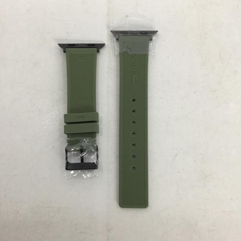 ラコステ LACOSTE ファッション小物 ファッション小物 2050018 Apple Watch用 交換ラバーバンド 42mm 44mm プリント カーキ / カーキ / khaki メンズ USED 古着 中古 10159339