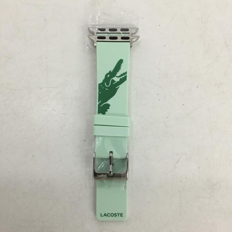 ラコステ LACOSTE ファッション小物 ファッション小物 2050019 Apple Watch用 交換ラバーバンド 38mm 40mm プリント 薄緑 / ライトグリーン / レディース USED 古着 中古 10159340
