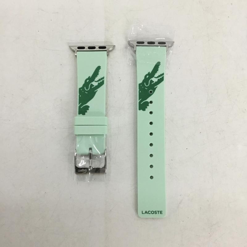 ラコステ LACOSTE ファッション小物 ファッション小物 2050019 Apple Watch用 交換ラバーバンド 38mm 40mm プリント 薄緑 / ライトグリーン / レディース USED 古着 中古 10159340