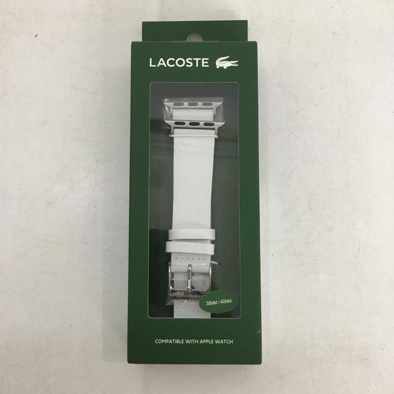 ラコステ LACOSTE ファッション小物 ファッション小物 2050025 Apple Watch用 交換バンド 替えベルト 38mm 40mm  白 / ホワイト / white レディース USED 古着 中古 10159341