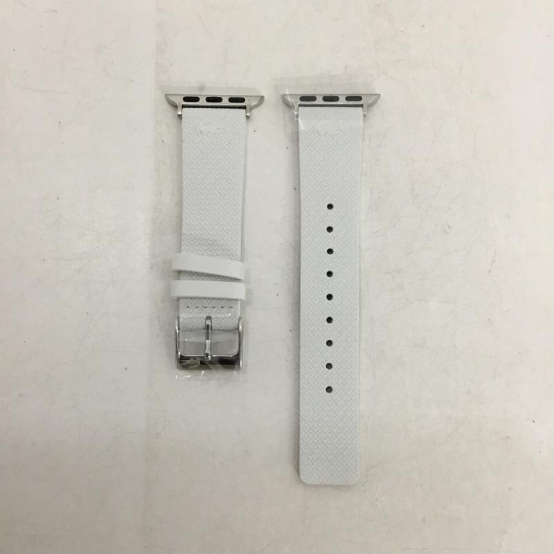 ラコステ LACOSTE ファッション小物 ファッション小物 2050025 Apple Watch用 交換バンド 替えベルト 38mm 40mm  白 / ホワイト / white レディース USED 古着 中古 10159341