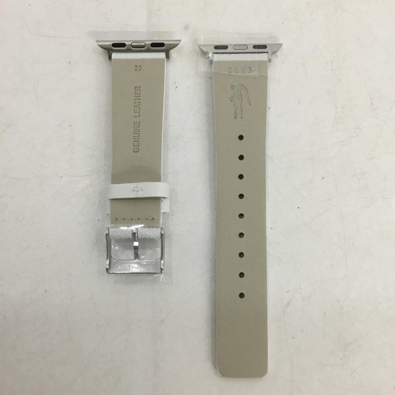 ラコステ LACOSTE ファッション小物 ファッション小物 2050025 Apple Watch用 交換バンド 替えベルト 38mm 40mm  白 / ホワイト / white レディース USED 古着 中古 10159341