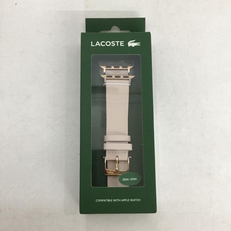 ラコステ LACOSTE ファッション小物 ファッション小物 2050024 Apple Watch用 交換バンド 替えベルト 38mm 40mm  桃 / ピンク / pink レディース USED 古着 中古 10159343