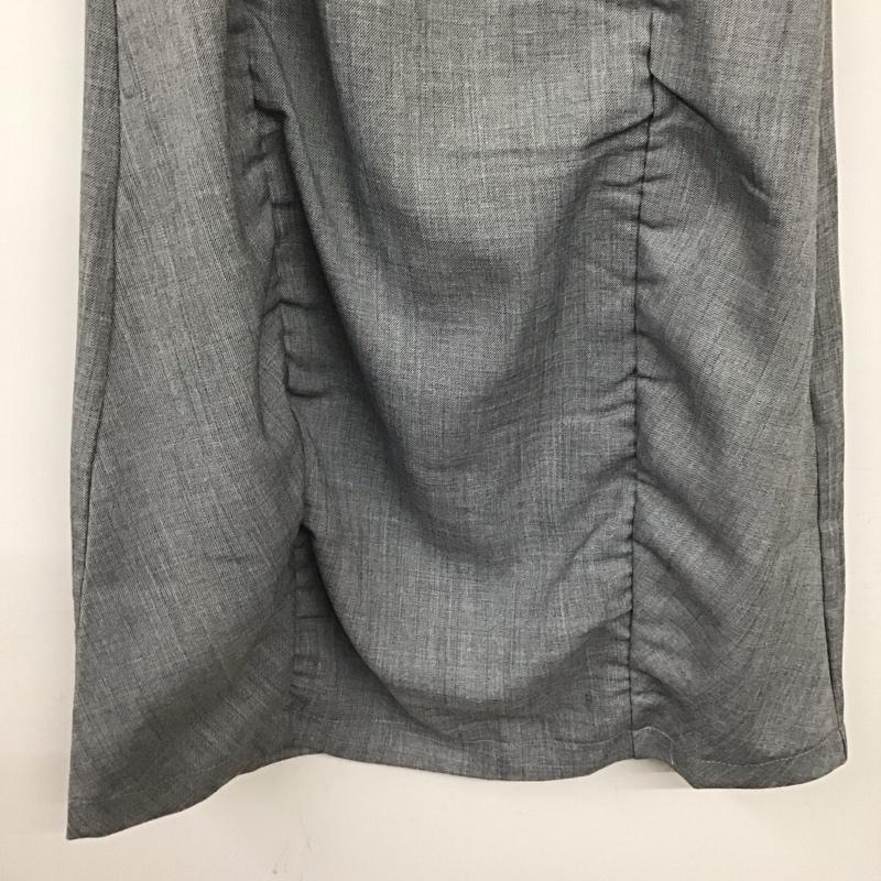 エモダ EMODA ワンピース ミニスカート 042320330501 パフミニワンピース FREE 無地 灰 / グレー / gray レディース USED 古着 中古 10159346