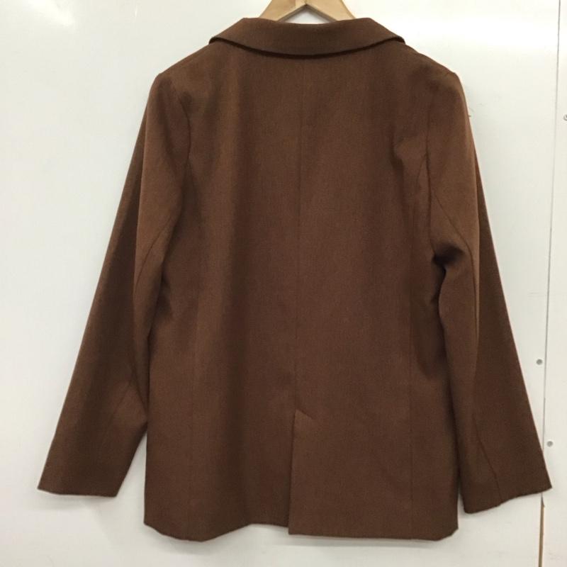 シェルター SHEL TTER ジャケット、上着 ジャケット、ブレザー 809DA130-0110 2 無地 茶 / ブラウン / brown レディース USED 古着 中古 10159348