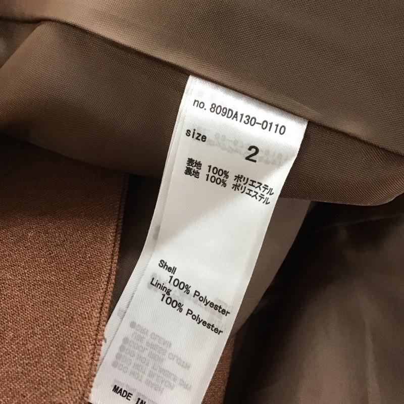 シェルター SHEL TTER ジャケット、上着 ジャケット、ブレザー 809DA130-0110 2 無地 茶 / ブラウン / brown レディース USED 古着 中古 10159348