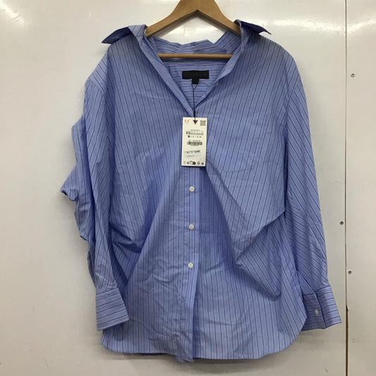 ザラ ZARA シャツ、ブラウス 長袖 タグ付 XS ストライプ マルチカラー / マルチカラー / multicolor レディース USED 古着 中古 10159351