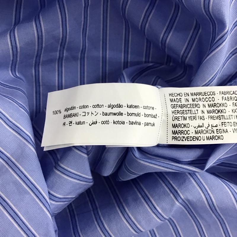 ザラ ZARA シャツ、ブラウス 長袖 タグ付 XS ストライプ マルチカラー / マルチカラー / multicolor レディース USED 古着 中古 10159351