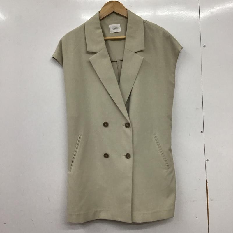 ローリーズファーム LOWRYS FARM ベスト ベスト FREE 無地 ベージュ / ベージュ / beige レディース USED 古着 中古 10159353
